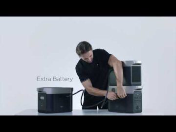 usando DELTA Max’s Extra Battery and Smart Generator